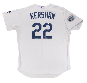 2010 Clayton Kershaw Game Worn & Signed Home Dodgers Jersey (MLB Authenticated/ Team LOA)